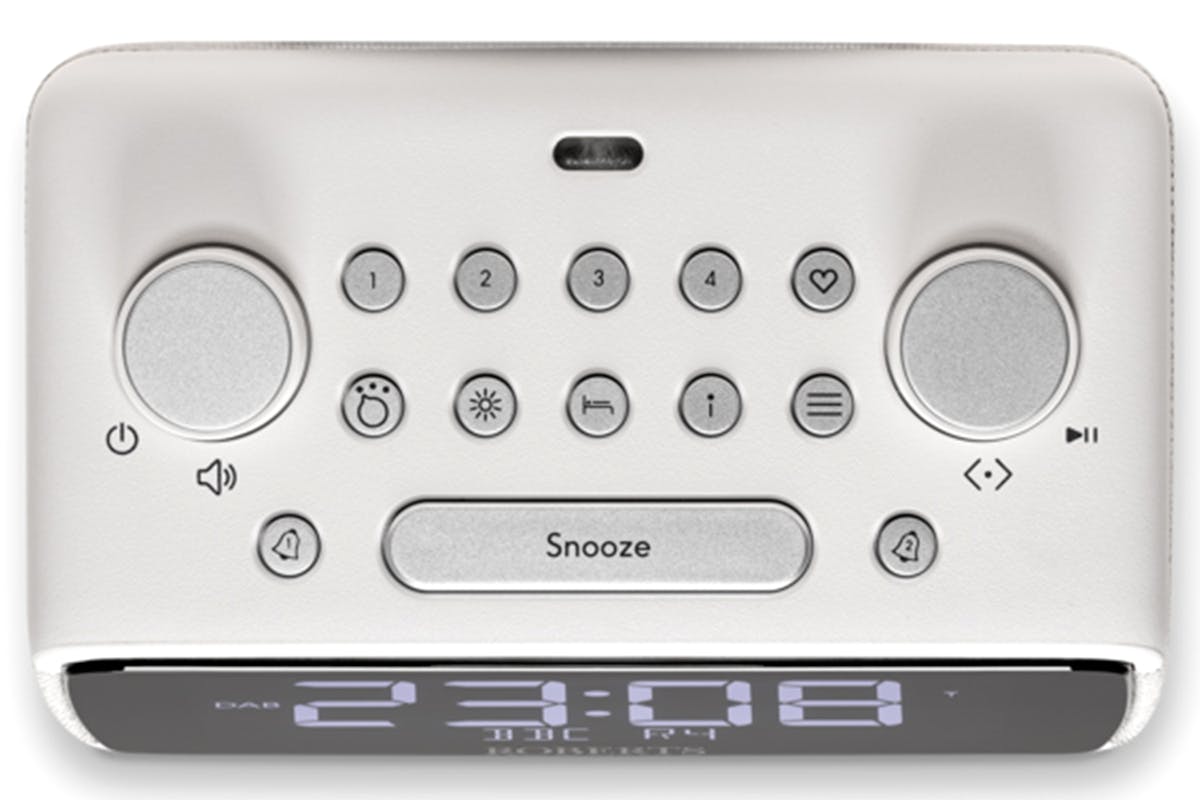 Roberts Ortus 4 FM Dual Alarm Clock Radio | White-5