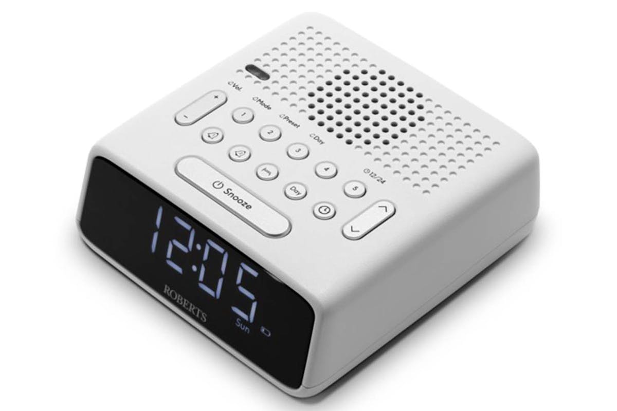 Roberts Ortus FM with Dual Alarm | White-2