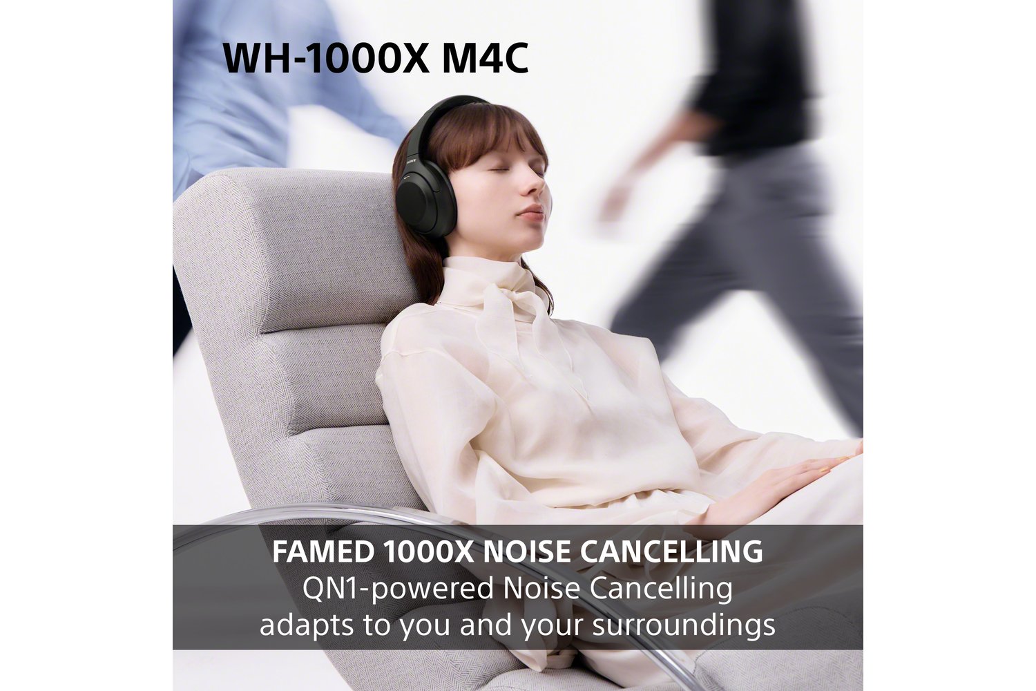 Sony WH-1000XM4C Noise Cancelling Wireless Over Ear Headphones | Black-6