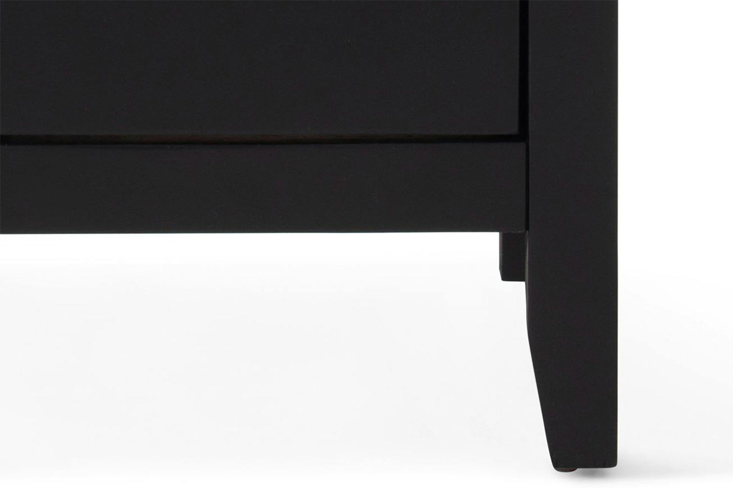 Otto Bedside Table | 2 Drawer | Black-4