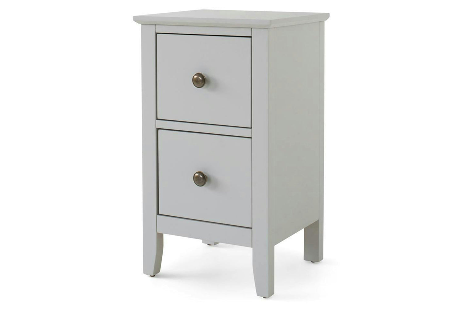 Otto Bedside Table | 2 Drawer | Grey-2