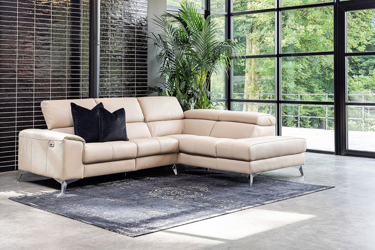 Orlando Chaise Sofa | Cream-14