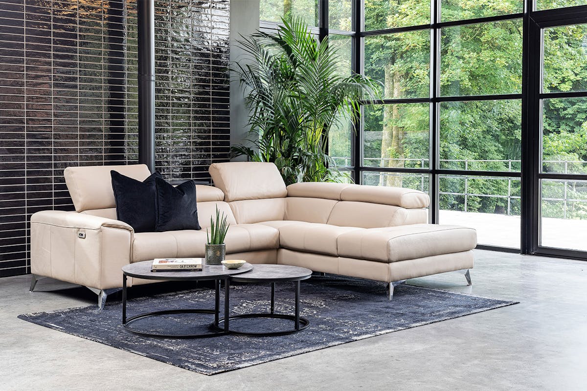 Orlando Chaise Sofa | Cream-15