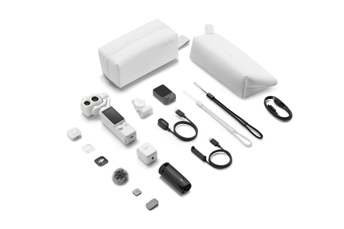 DJI Osmo Pocket 4P Vlog Combo | White-4
