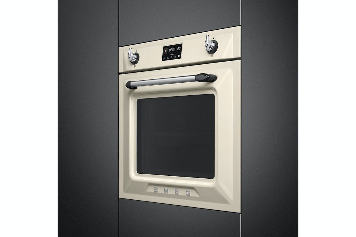 Smeg Victoria Built-in Single Steam Oven | SOP6902S2PP | Cream-2