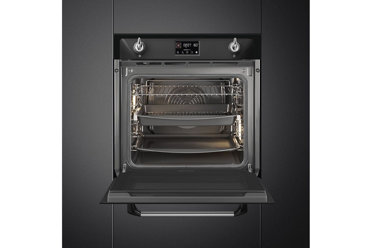 Smeg Victoria Built-in Single Steam Oven | SOP6902S2PN | Black-3