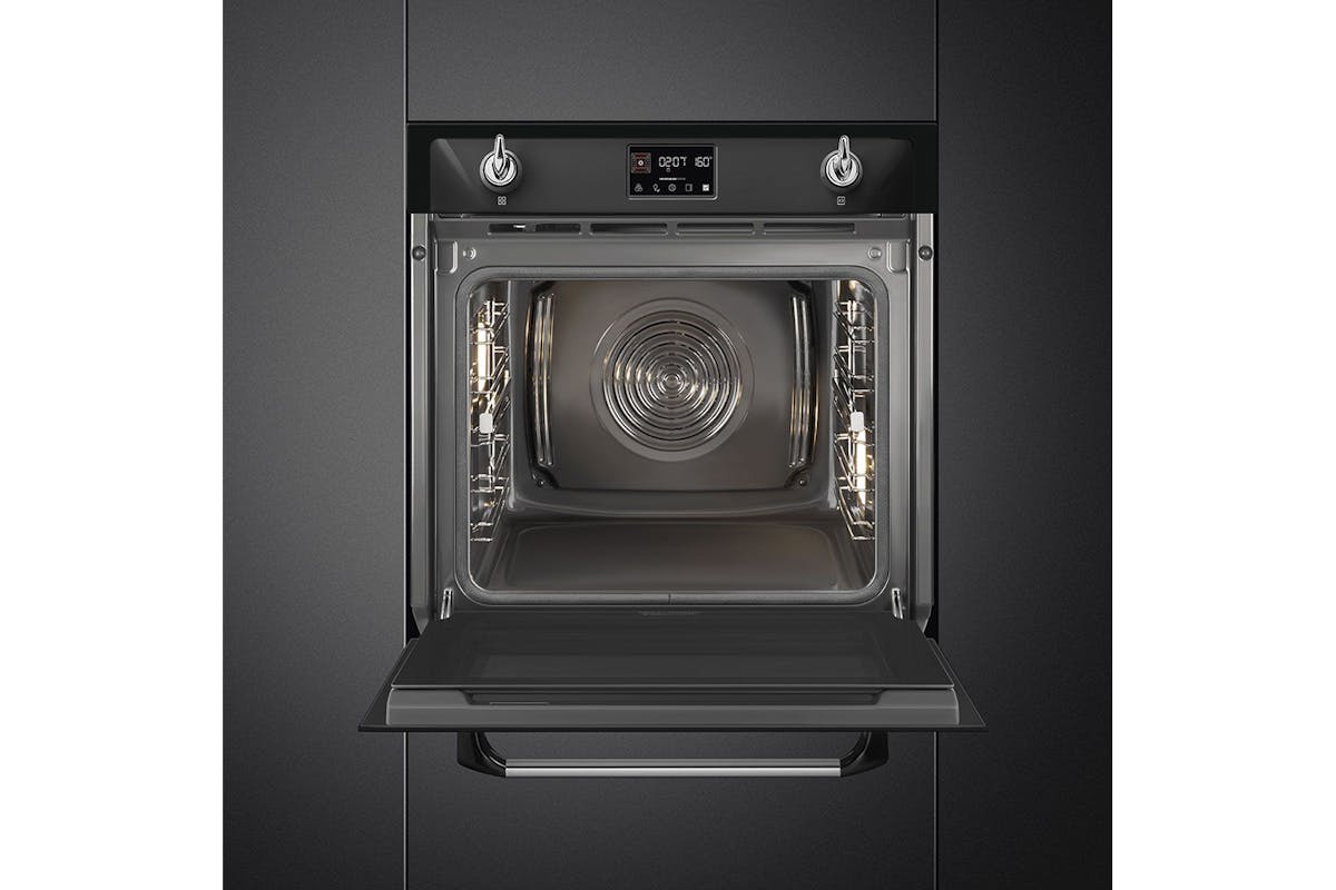 Smeg Victoria Built-in Single Steam Oven | SOP6902S2PN | Black-5
