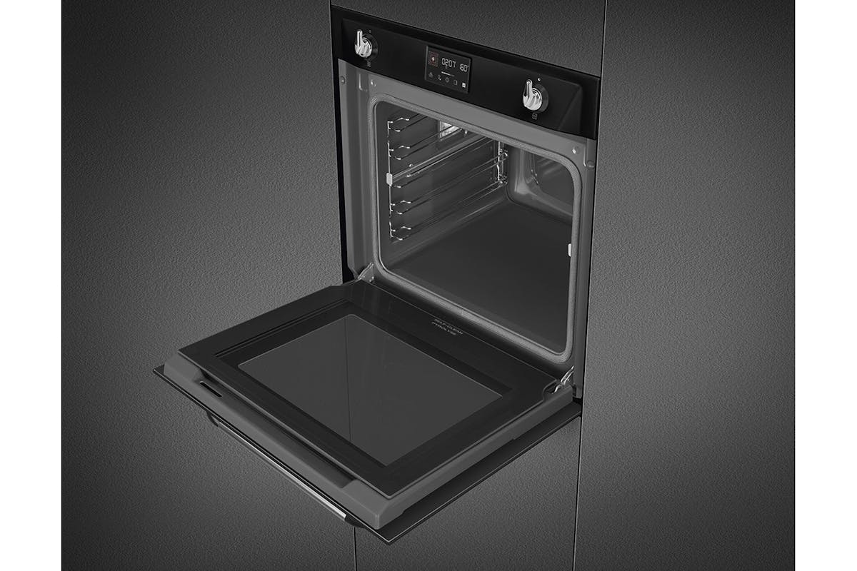 Smeg Victoria Built-in Single Steam Oven | SOP6902S2PN | Black-6
