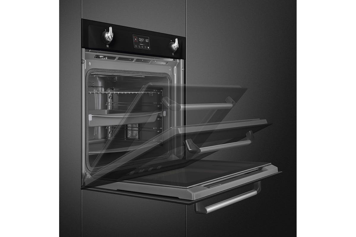 Smeg Victoria Built-in Single Steam Oven | SOP6902S2PN | Black-8