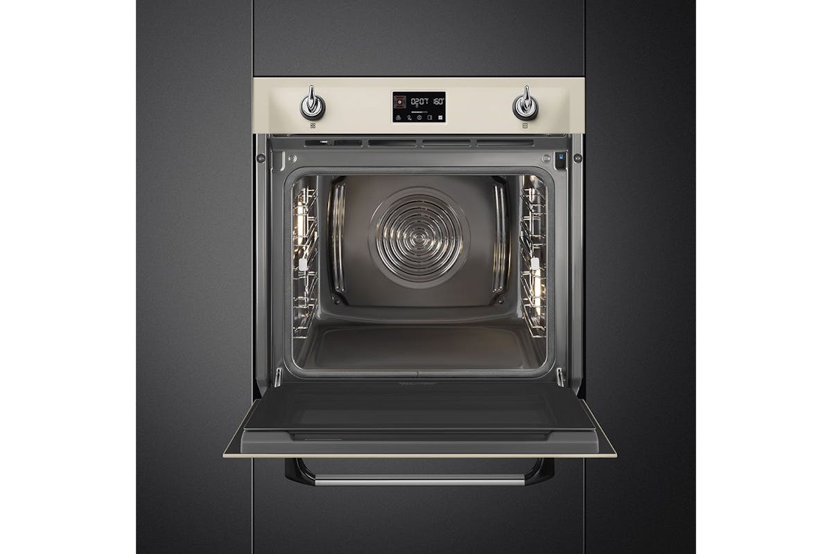 Smeg Victoria Built-in Single Steam Oven | SOP6902S2PP | Cream-6