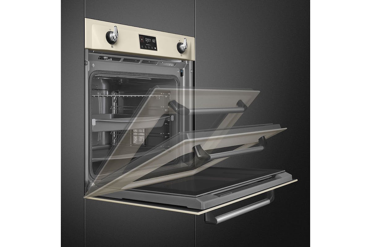 Smeg Victoria Built-in Single Steam Oven | SOP6902S2PP | Cream-9