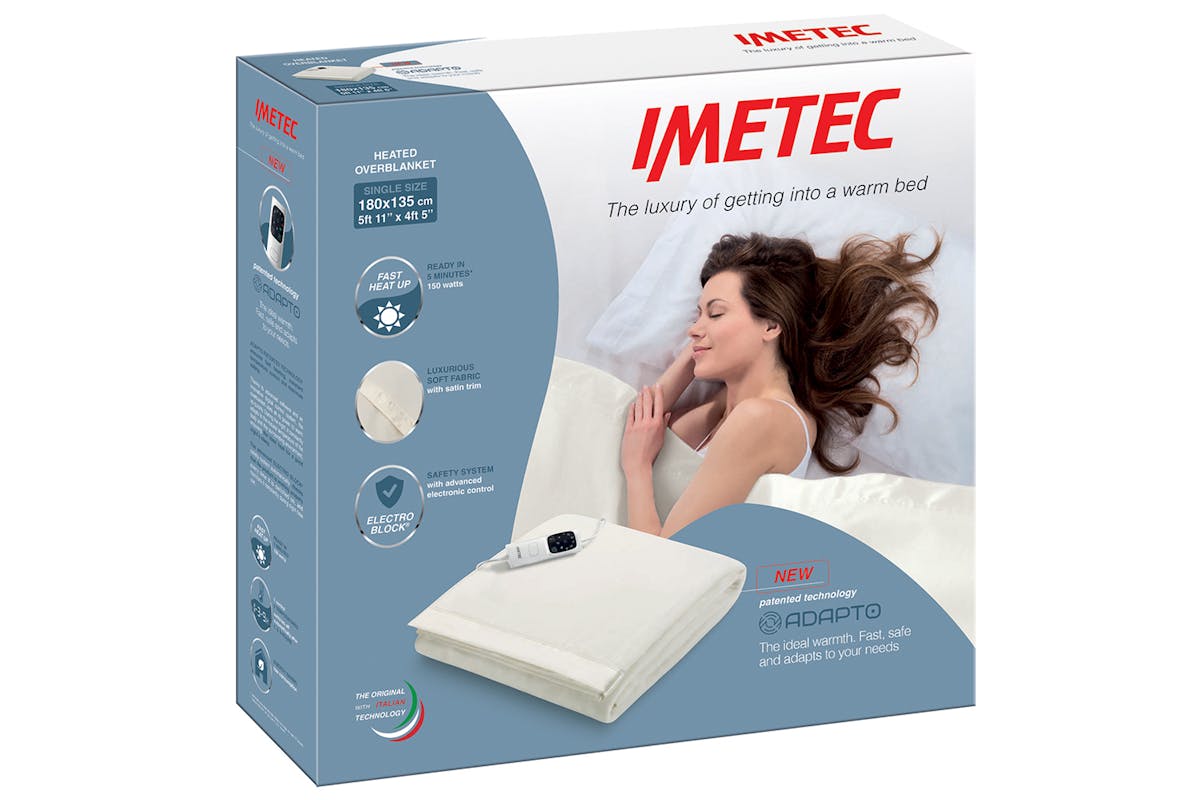 Imetec Solid Fleece Adapto Single Overblanket | 16737-4
