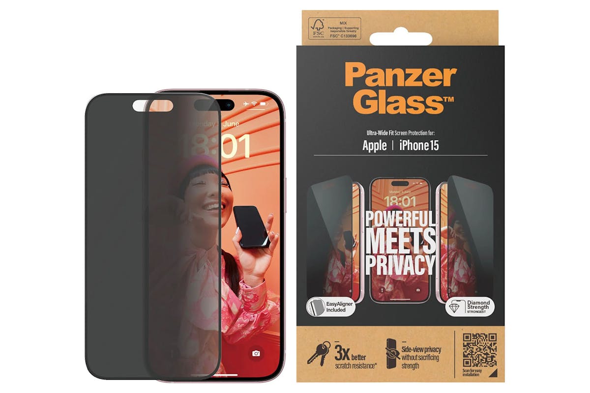 PanzerGlass iPhone 15 Privacy Screen Protector-2