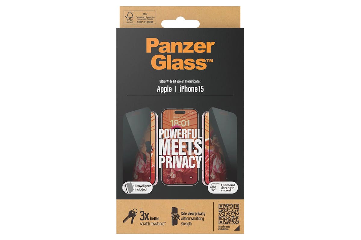 PanzerGlass iPhone 15 Privacy Screen Protector-4