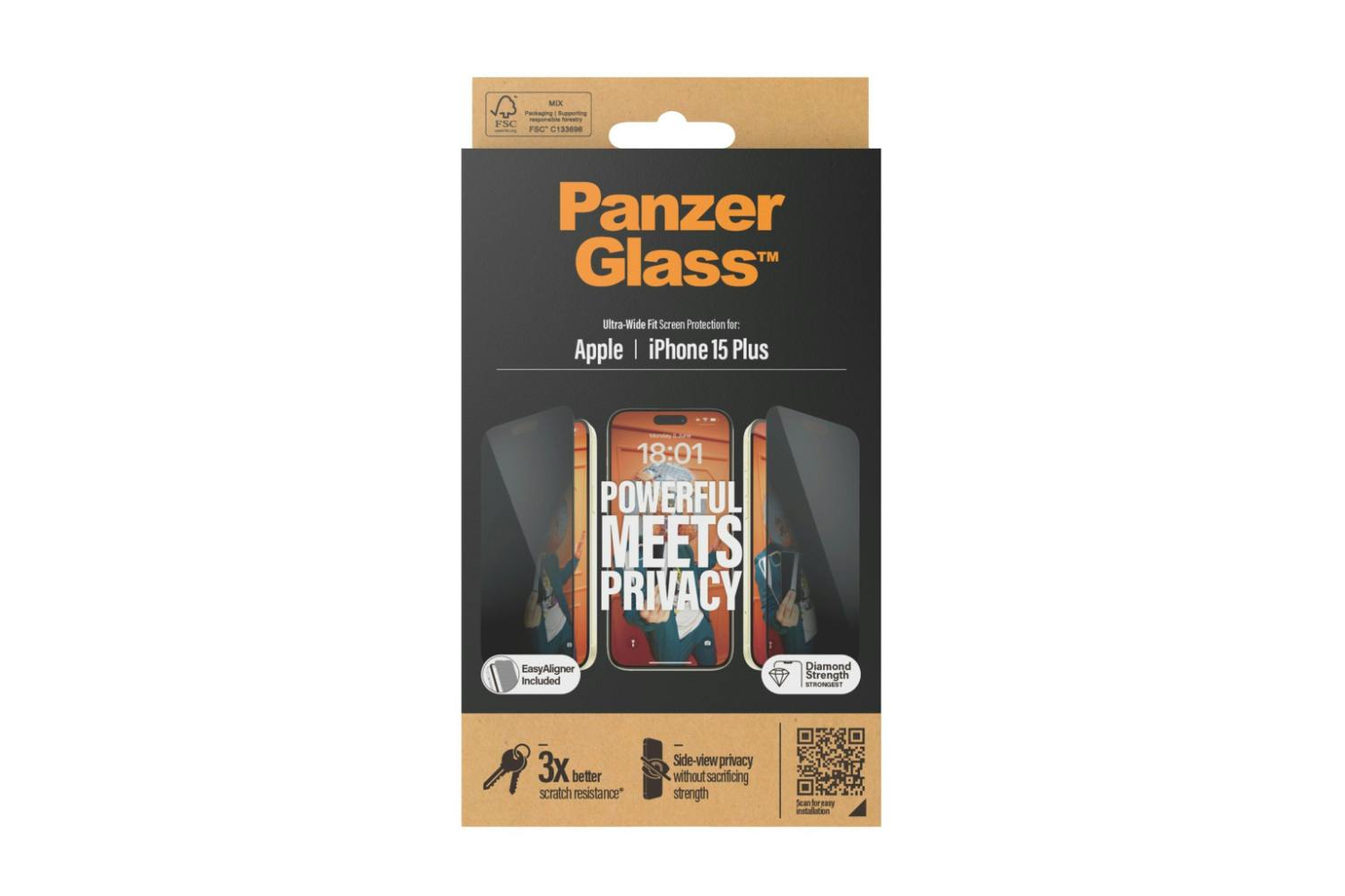 PanzerGlass iPhone 15 Plus Privacy Screen-3