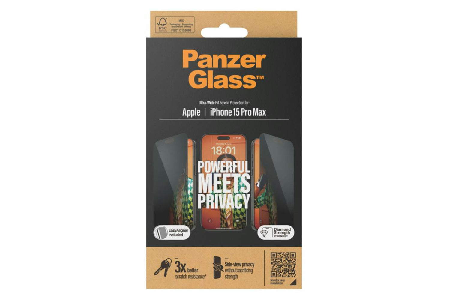 PanzerGlass iPhone 15 Pro Max Privacy Screen-3