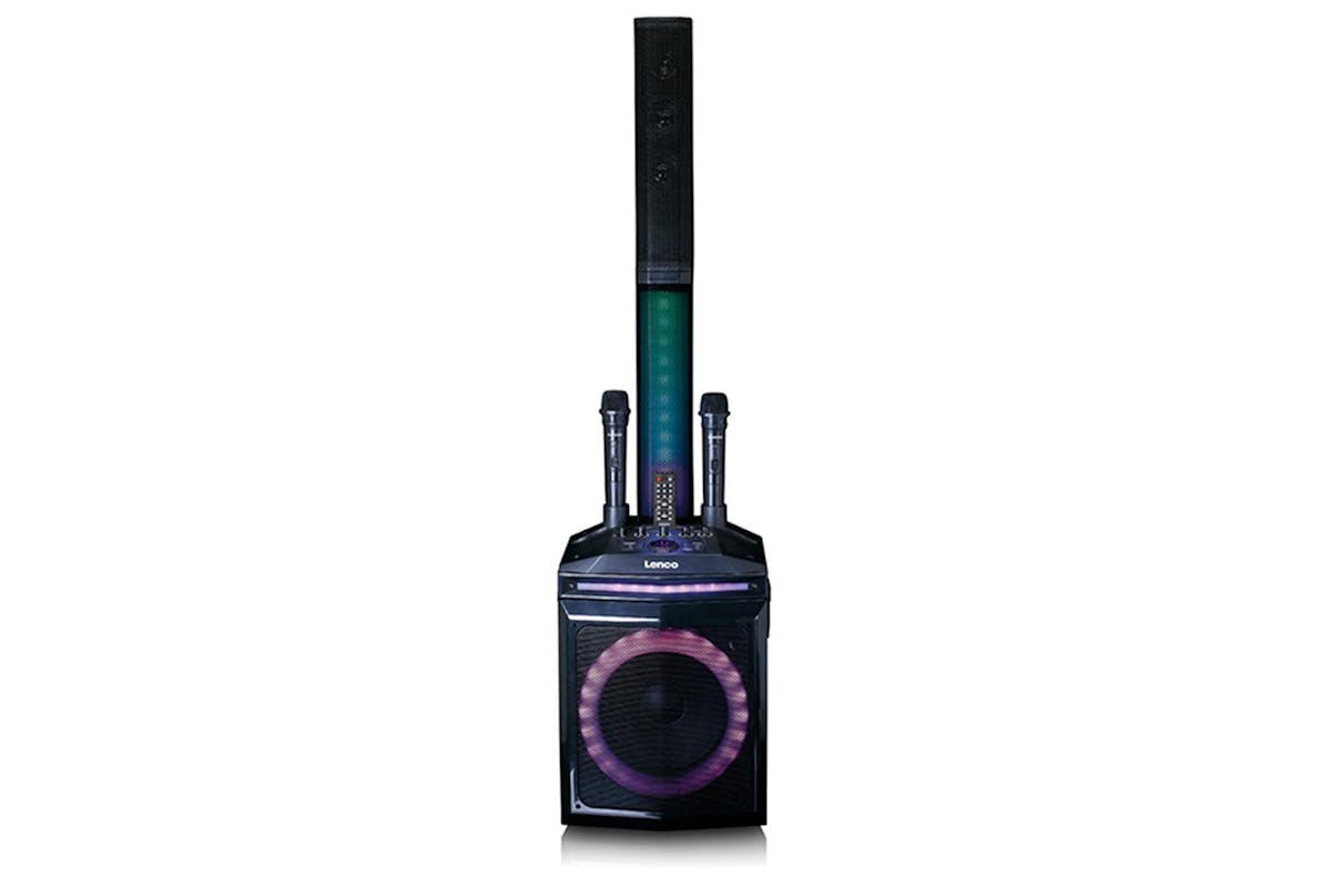 Lenco | Bluetooth Party Speaker | With Light Column And 2 Mic