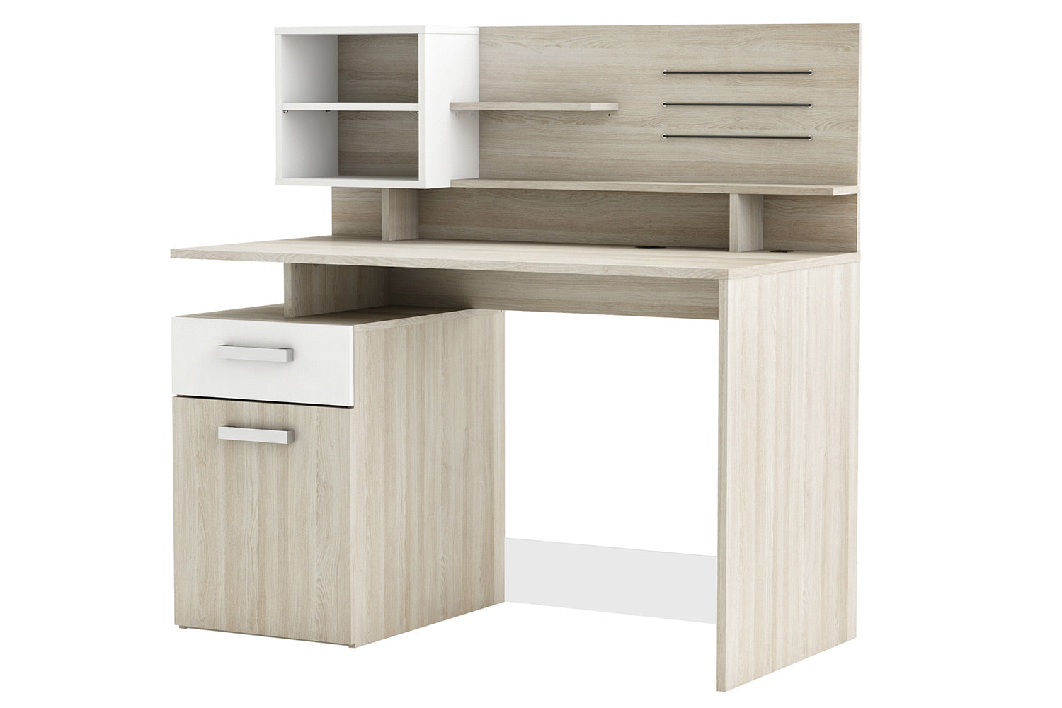 Blokty Malicia Desk | 1 Drawer | Oak Effect-4