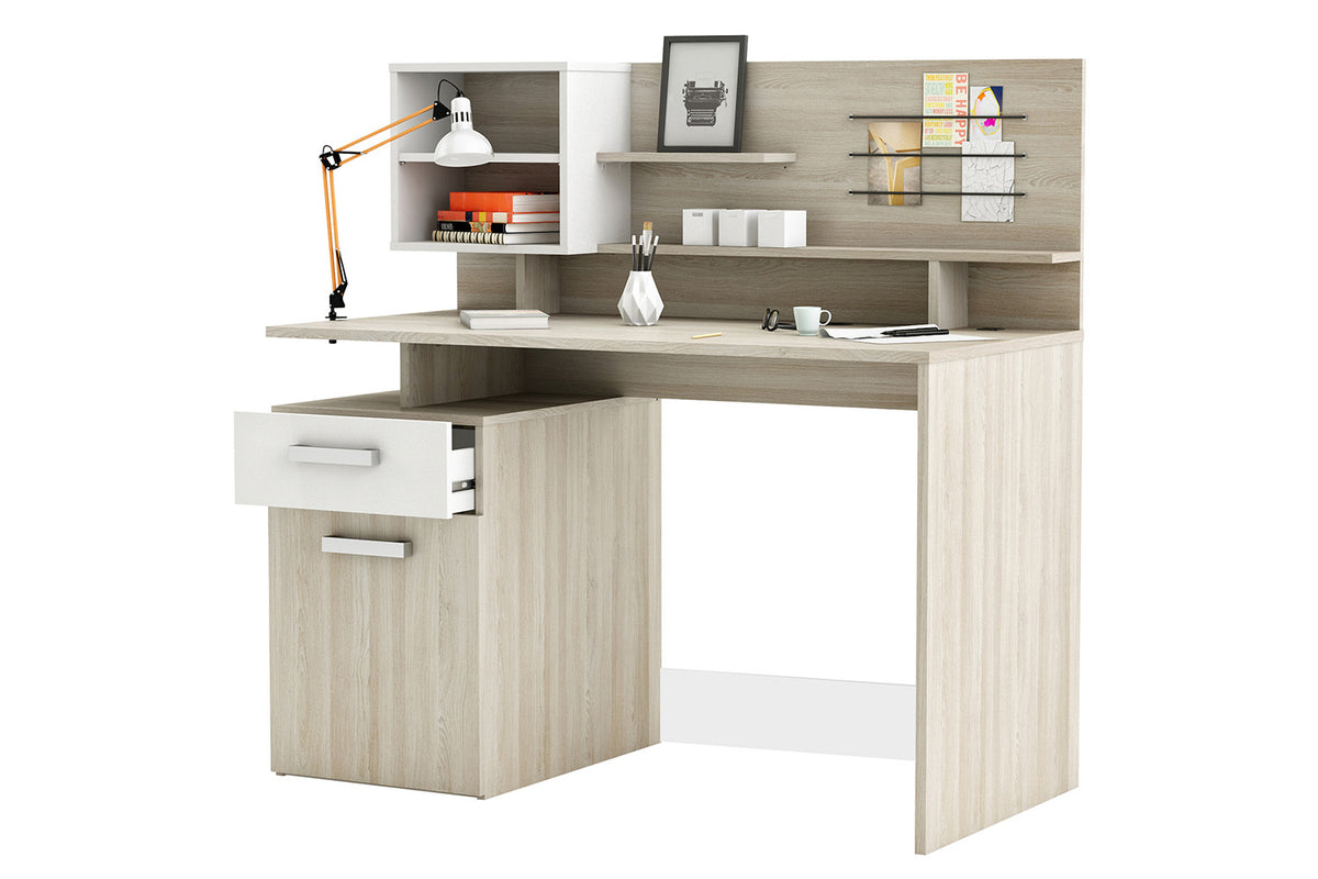 Blokty Malicia Desk | 1 Drawer | Oak Effect-5
