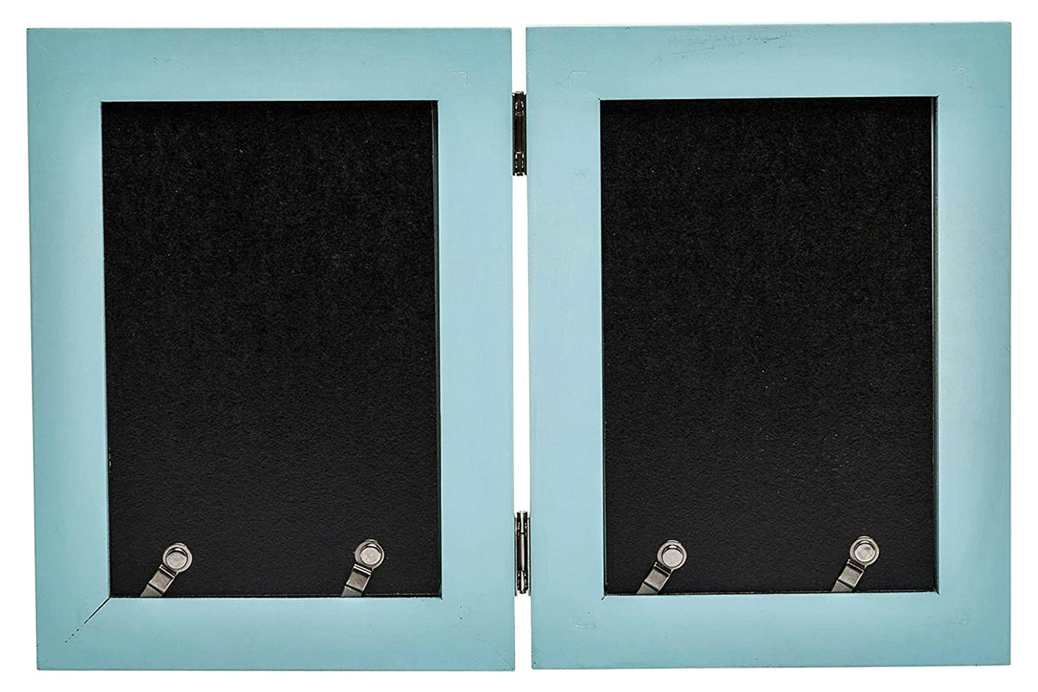 Paloma 6x4" Hinged Double Photo Frame | Blue-7