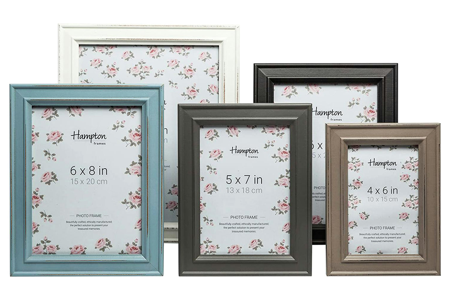 Paloma 5x7" Photo Frame | Grey-5