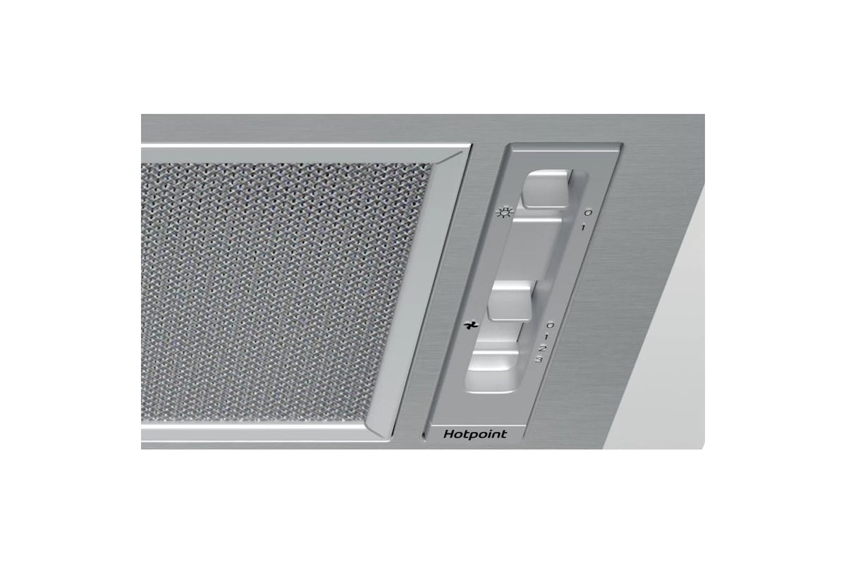 Hotpoint 60cm Integrated Cooker Hood | PCT64FLSS-3