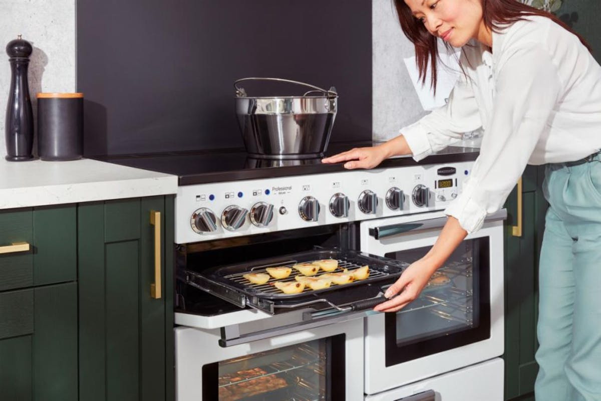 Rangemaster Professional Deluxe 110cm Electric Range Cooker | PDL110EIWH/C | White-3
