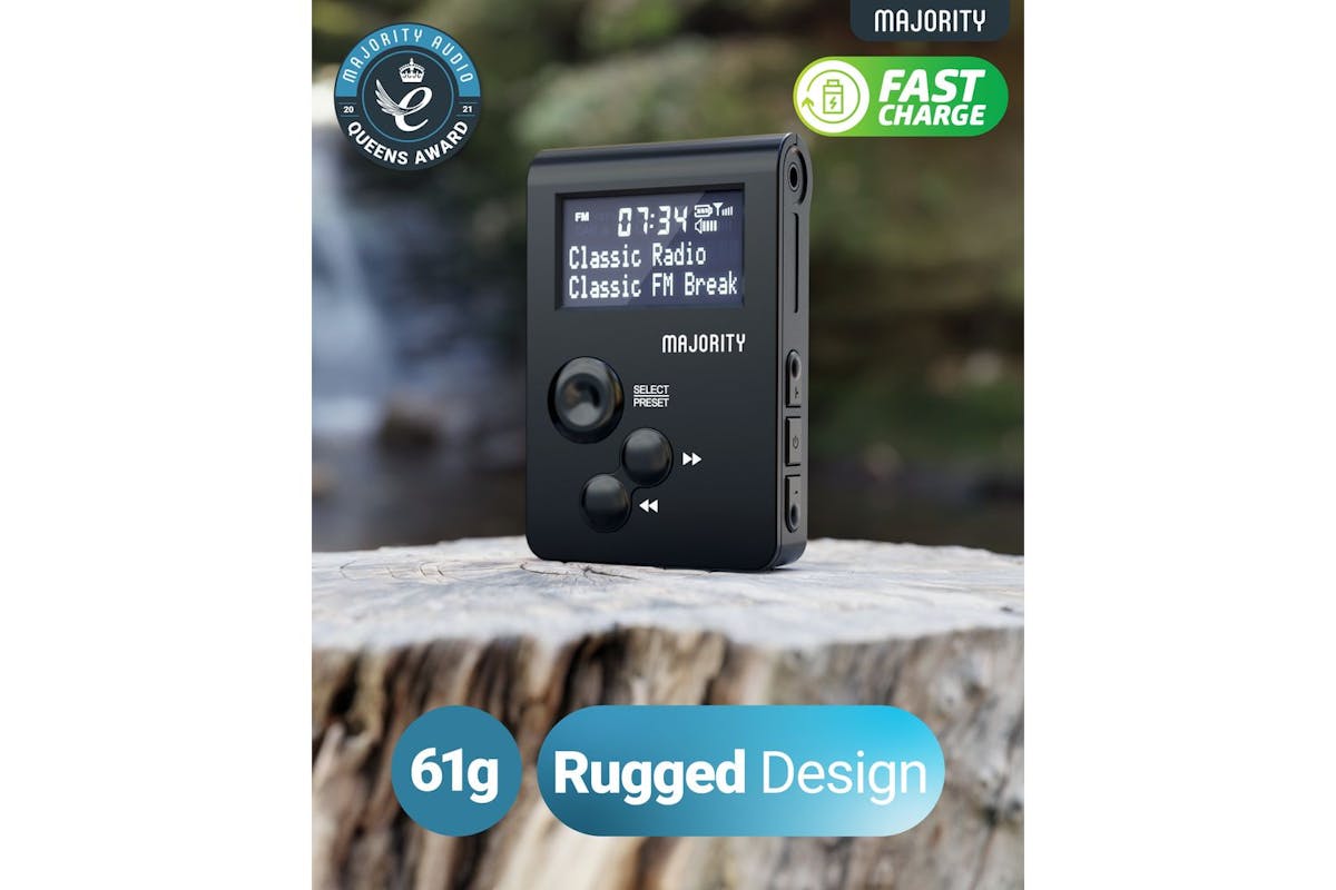 Majority Petersfield Go Pocket Dab/fm Portable Radio-3