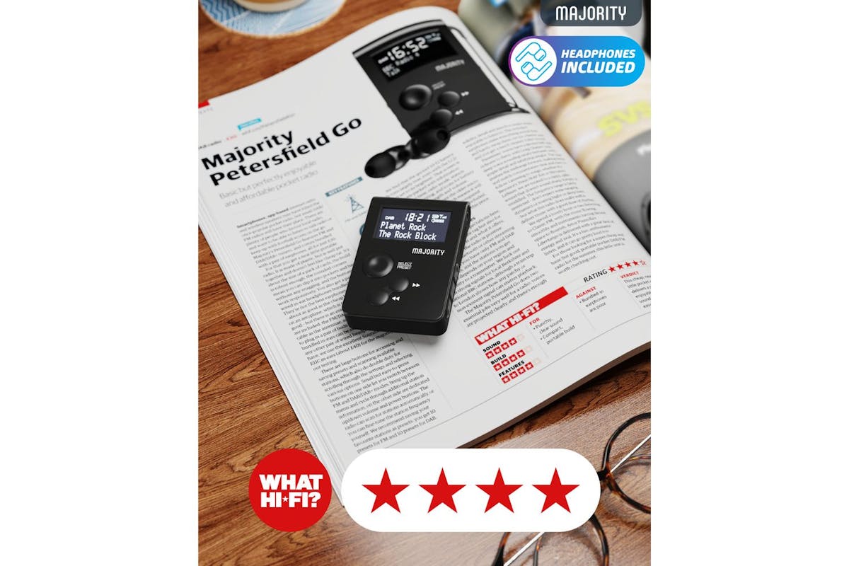 Majority Petersfield Go Pocket Dab/fm Portable Radio-4