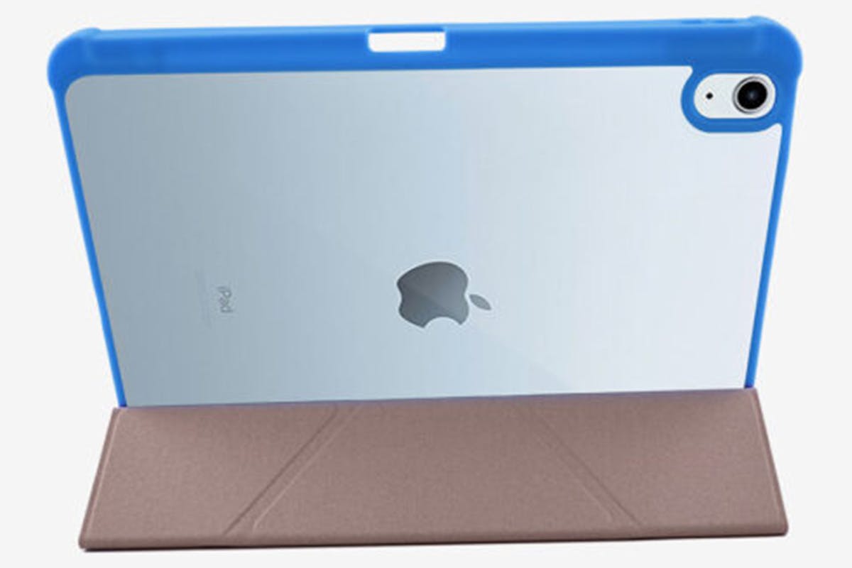 Pomologic iPad Air 11 BookFold Clear + Pencil Holder (A16) | Blue-4