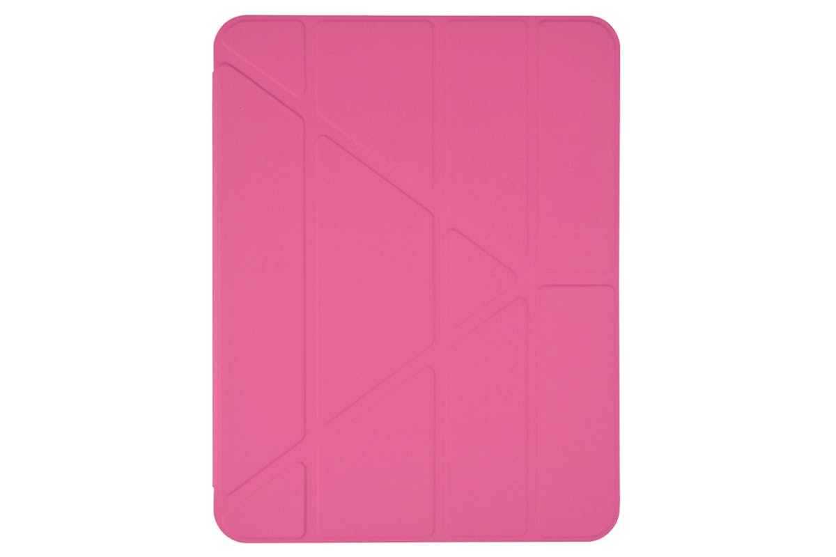 Pomologic iPad Air 11 BookFold Clear + Pencil Holder (A16) | Pink