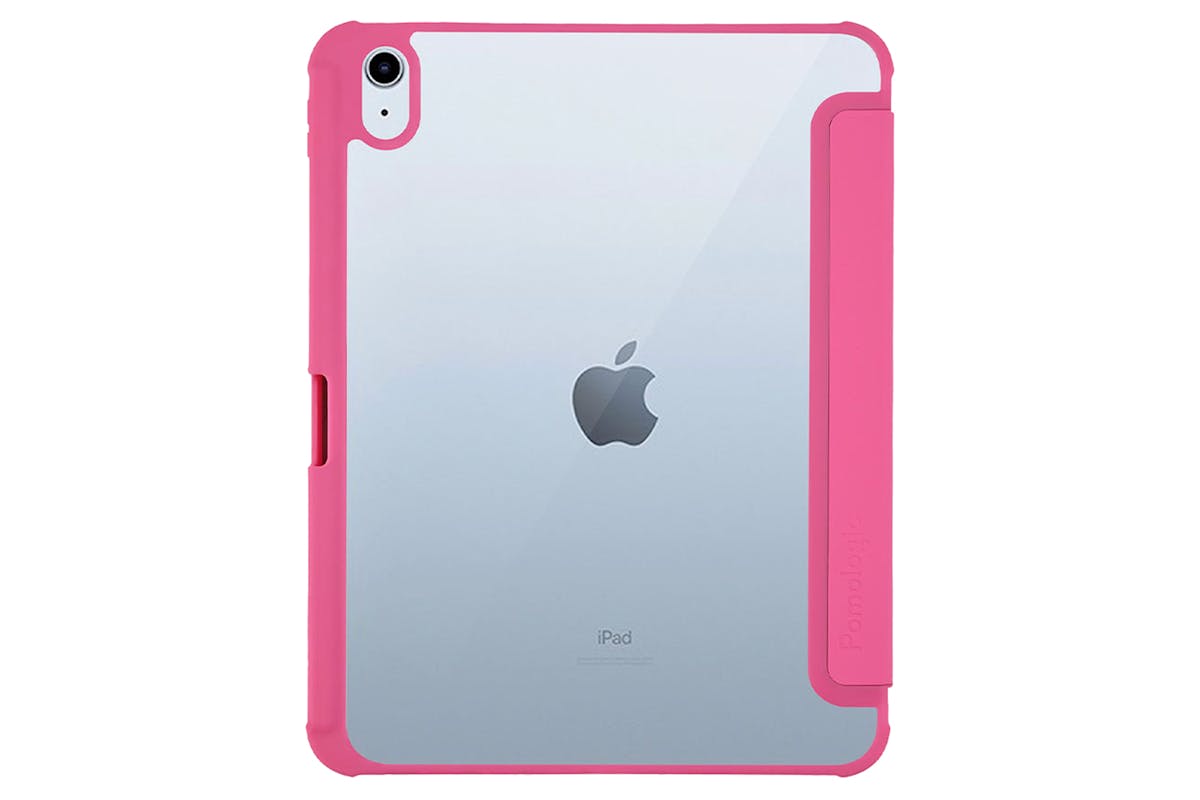 Pomologic iPad Air 11 BookFold Clear + Pencil Holder (A16) | Pink-2