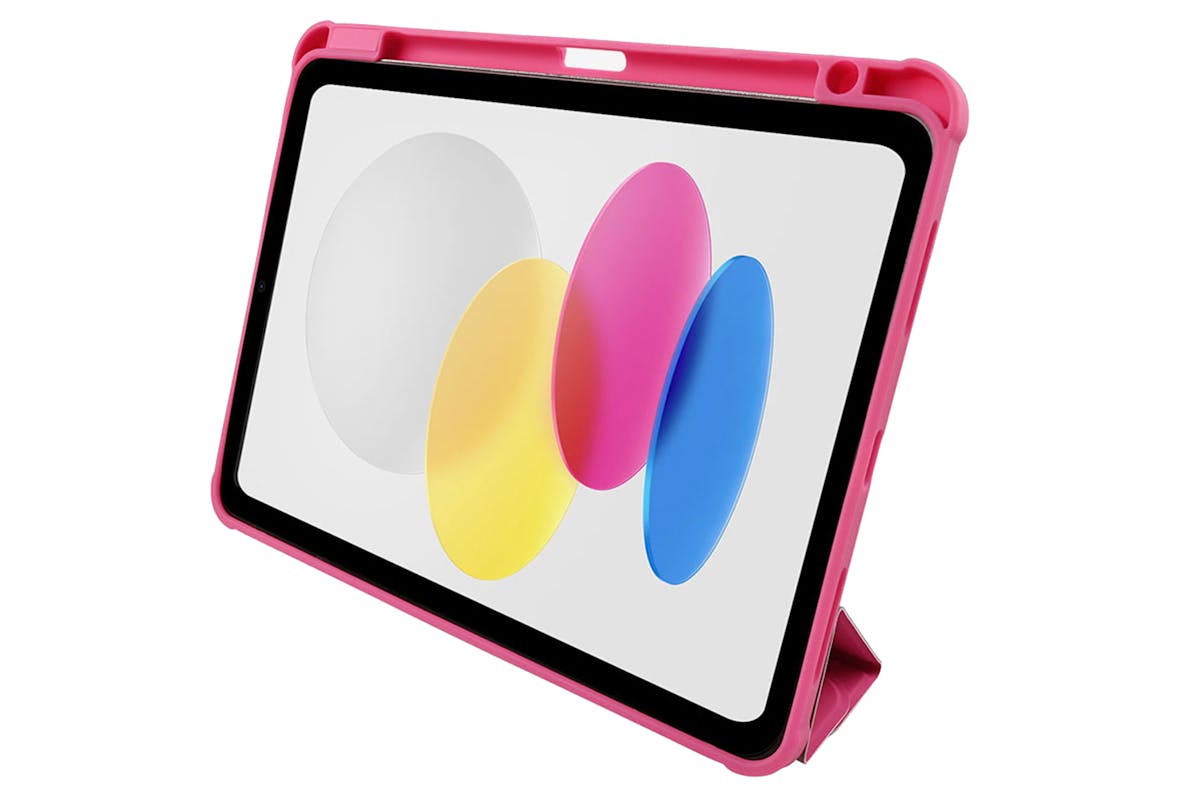 Pomologic iPad Air 11 BookFold Clear + Pencil Holder (A16) | Pink-3