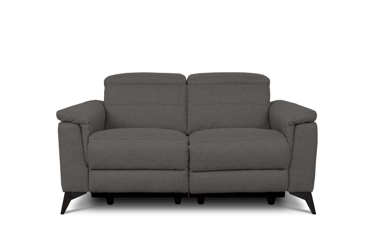 Penny 2 Seater Sofa | Power Recliner | Fabric | Grey-12