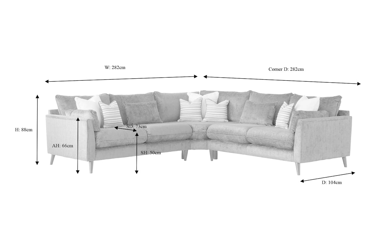 Petra Corner Sofa | Olive-18