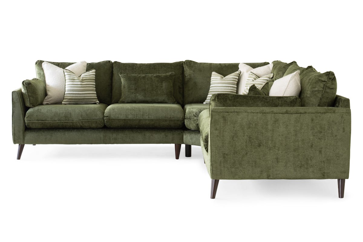 Petra Corner Sofa | Olive-17