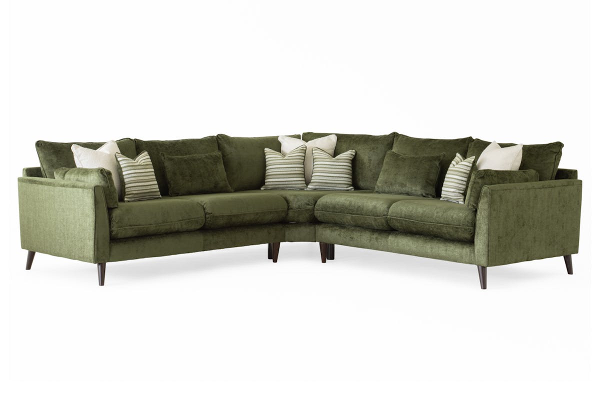 Petra Corner Sofa | Olive-19
