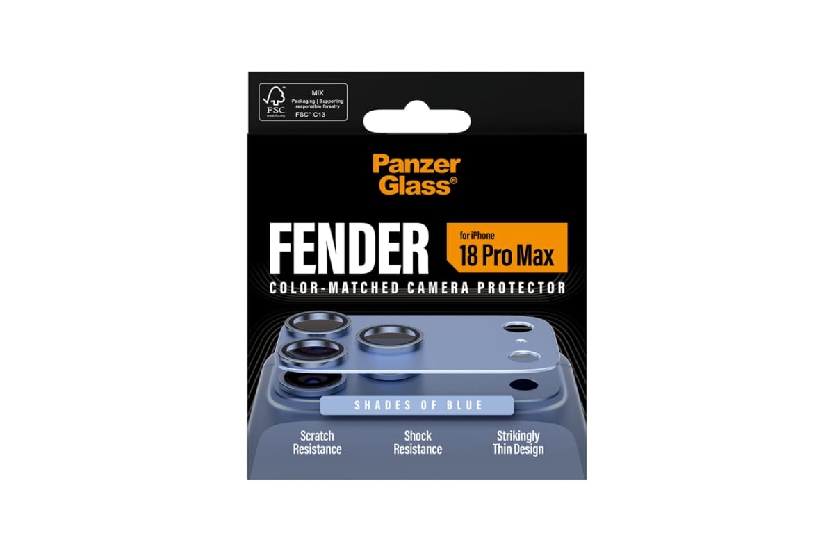 PanzerGlass iPhone 18 Pro Max Fender Camera Protector | Shades of Blue-4