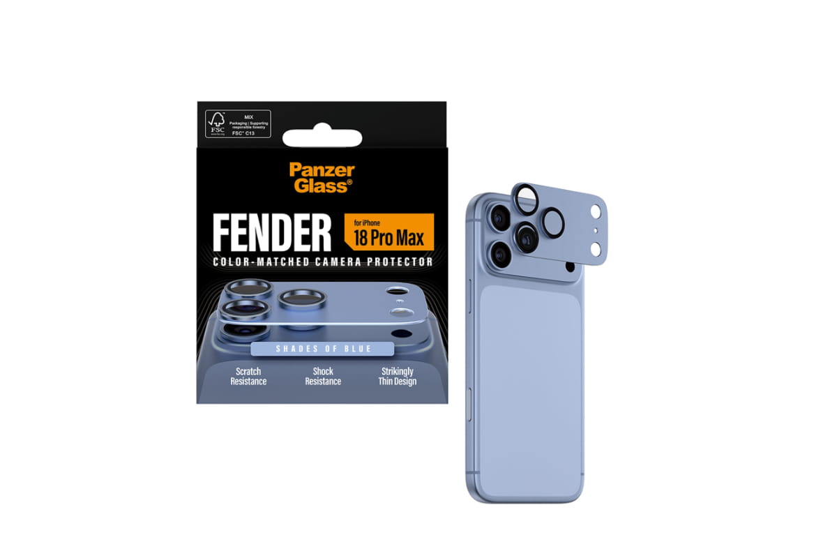 PanzerGlass iPhone 18 Pro Max Fender Camera Protector | Shades of Blue-5