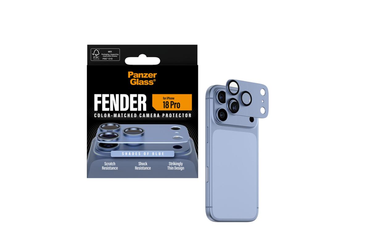PanzerGlass iPhone 18 Pro Fender Camera Protector | Shades of Blue-5