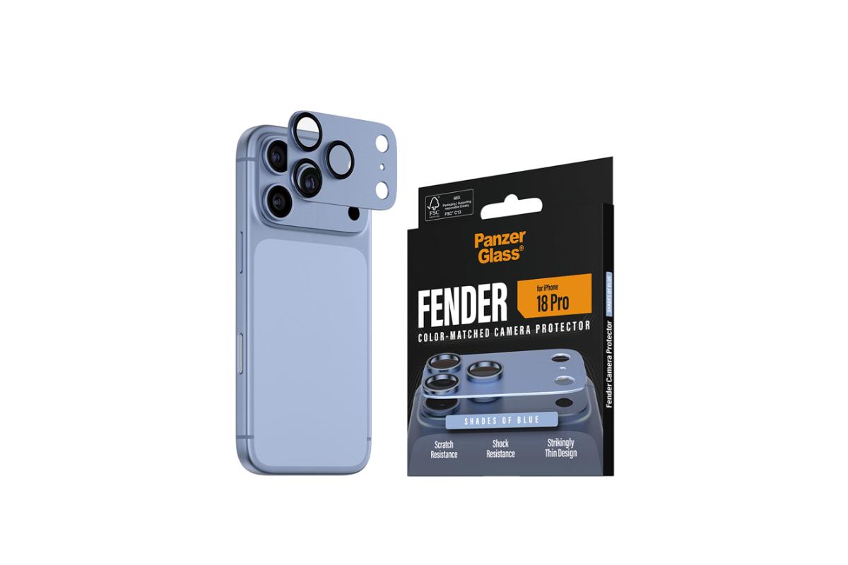 PanzerGlass iPhone 18 Pro Fender Camera Protector | Shades of Blue-4