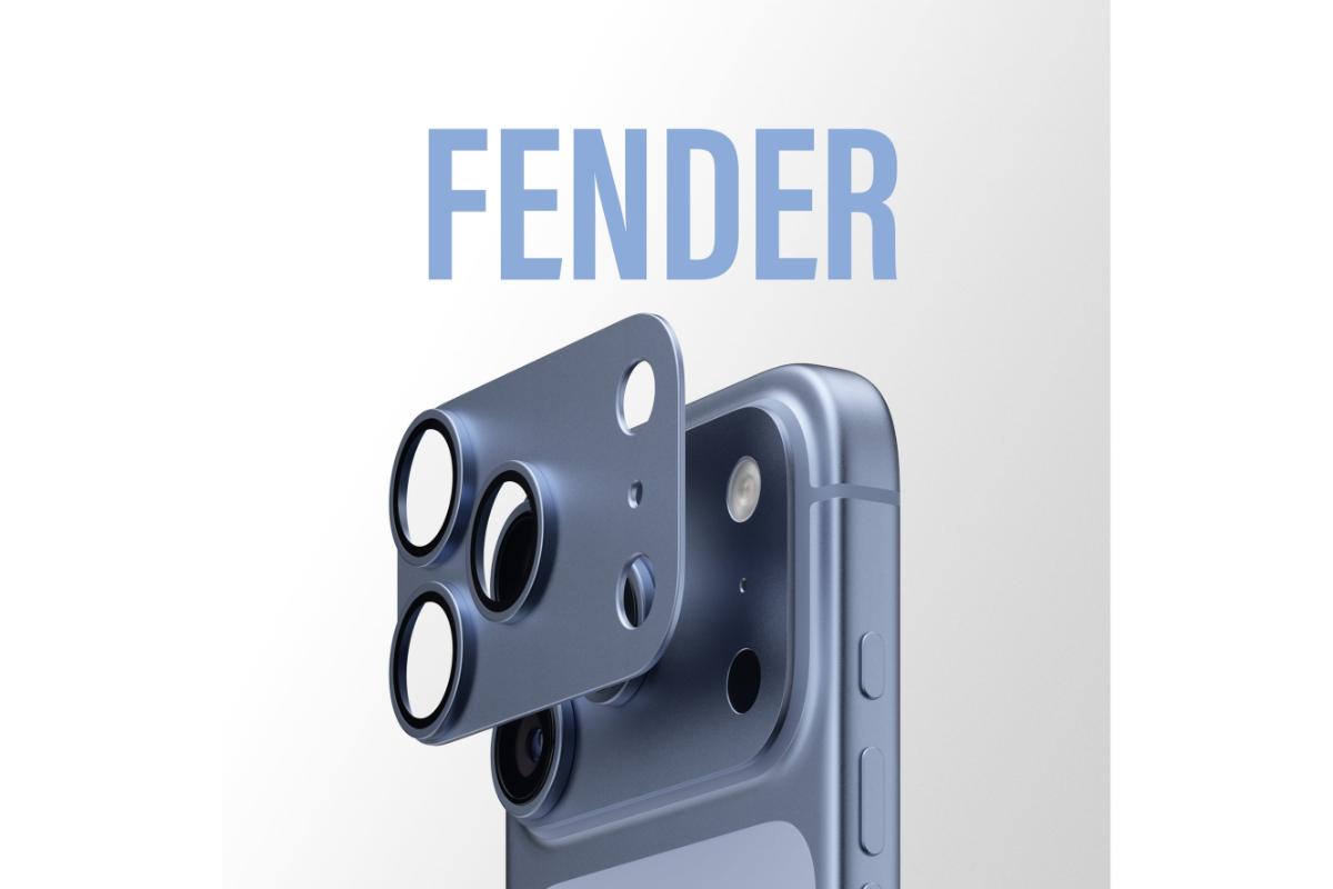 PanzerGlass iPhone 18 Pro Fender Camera Protector | Shades of Blue-11