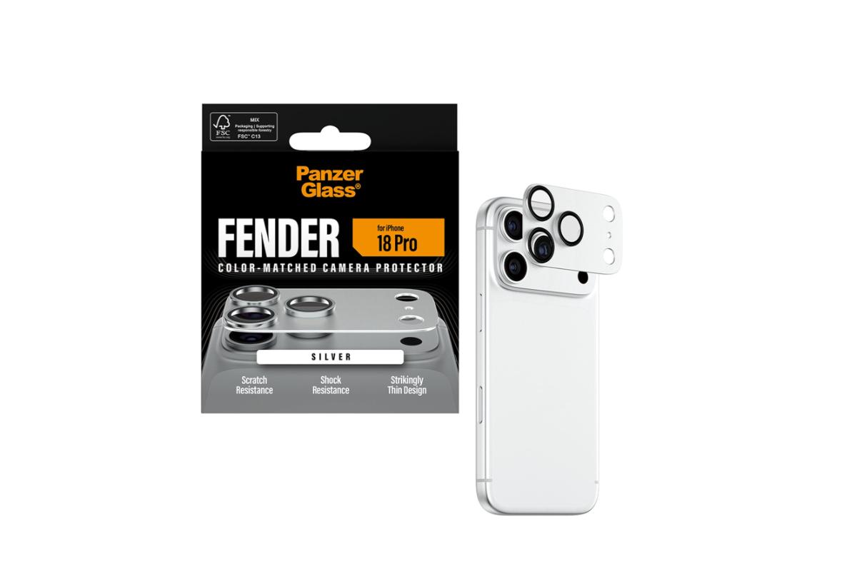 PanzerGlass iPhone 18 Pro Fender Camera Protector | Silver-3