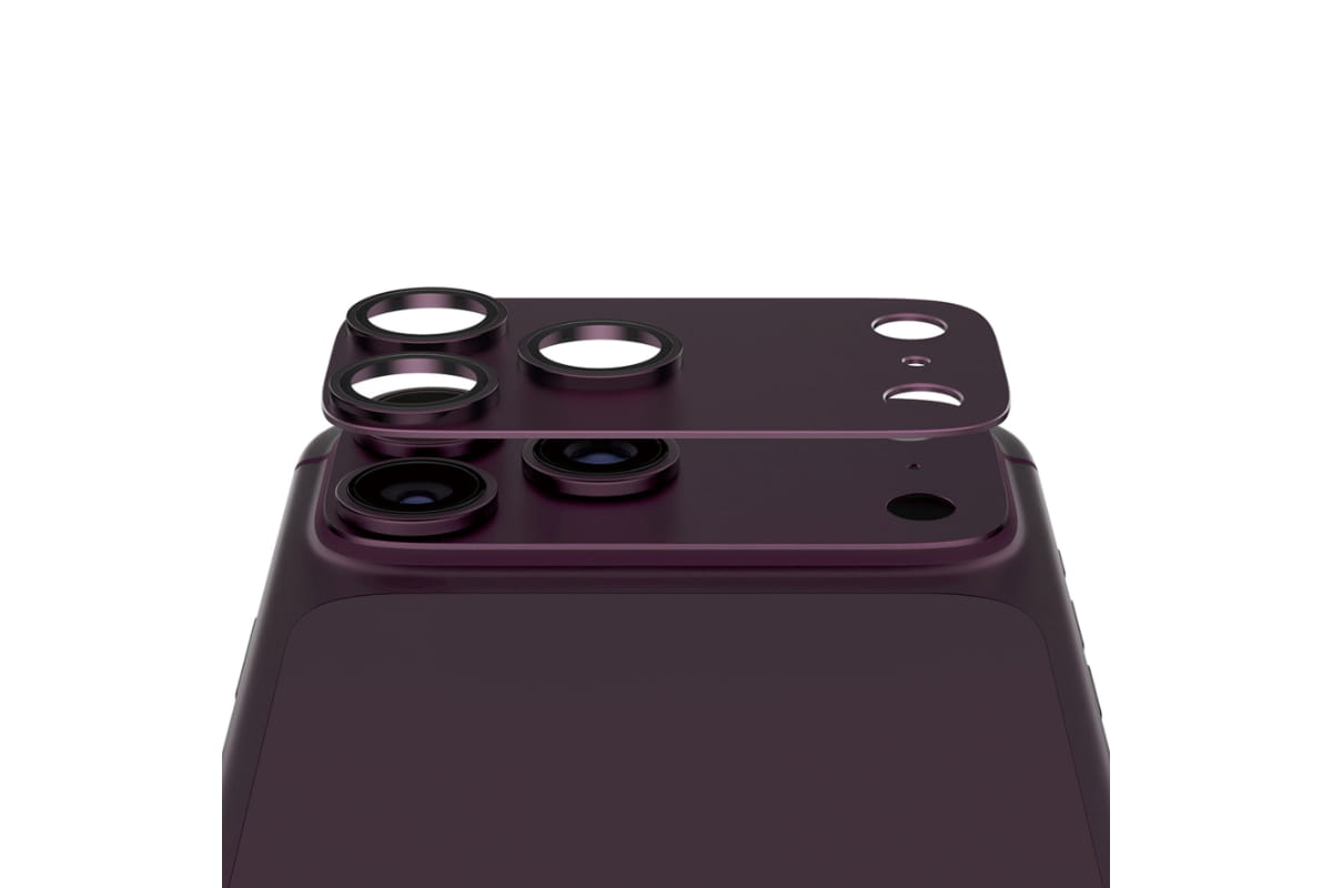 PanzerGlass iPhone 18 Pro Max Fender Camera Protector | Dark Cherry-2