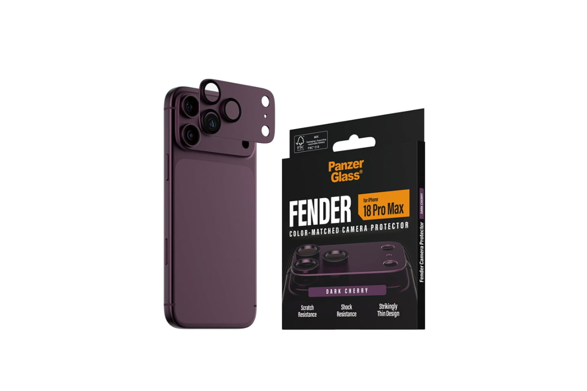 PanzerGlass iPhone 18 Pro Max Fender Camera Protector | Dark Cherry-6