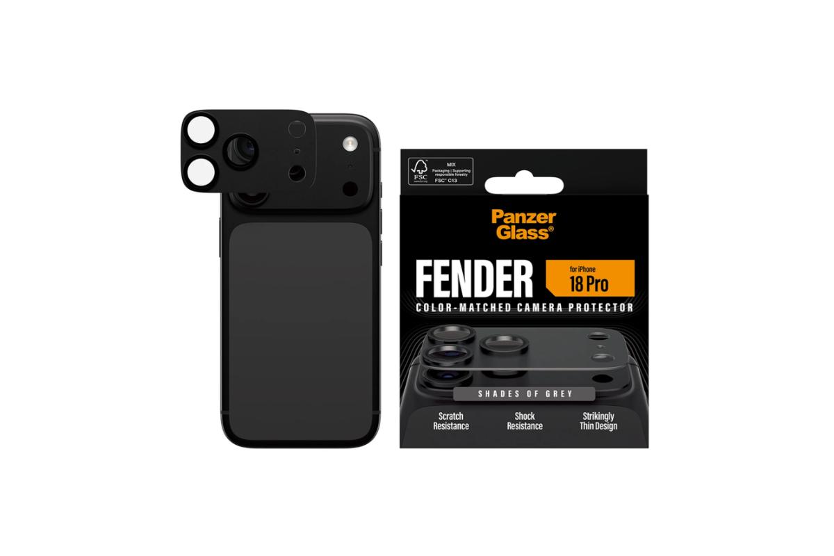 PanzerGlass iPhone 18 Pro Fender Camera Protector | Shades of Grey-4