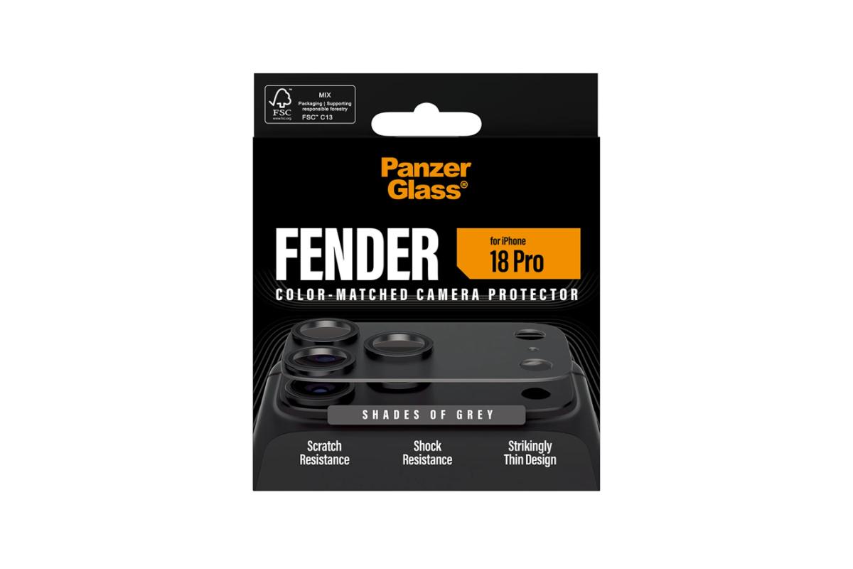 PanzerGlass iPhone 18 Pro Fender Camera Protector | Shades of Grey-6