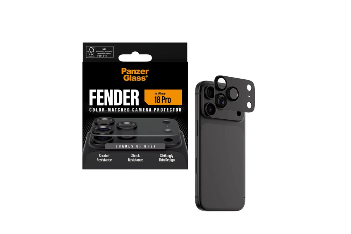 PanzerGlass iPhone 18 Pro Fender Camera Protector | Shades of Grey-5