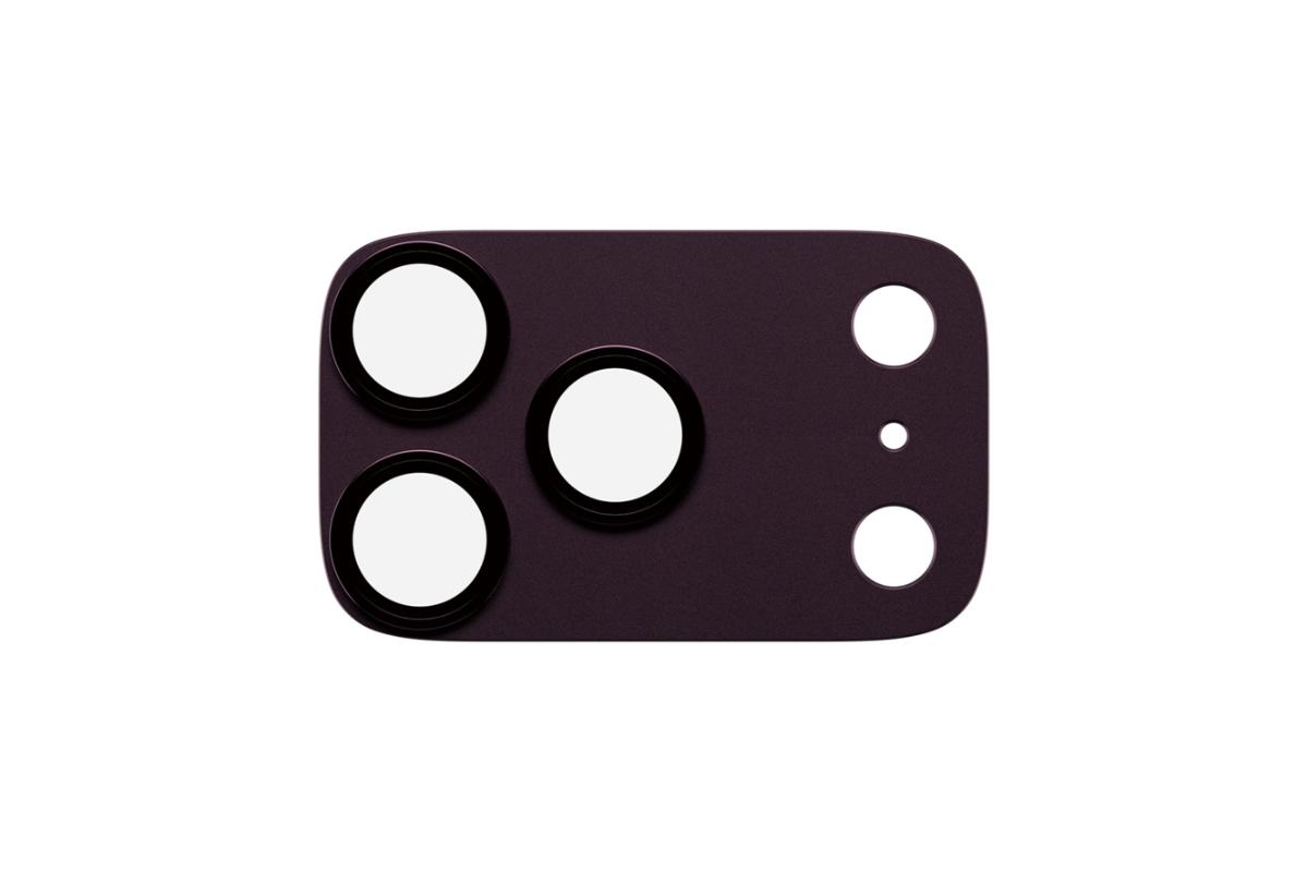PanzerGlass iPhone 18 Pro Fender Camera Protector | Dark Cherry