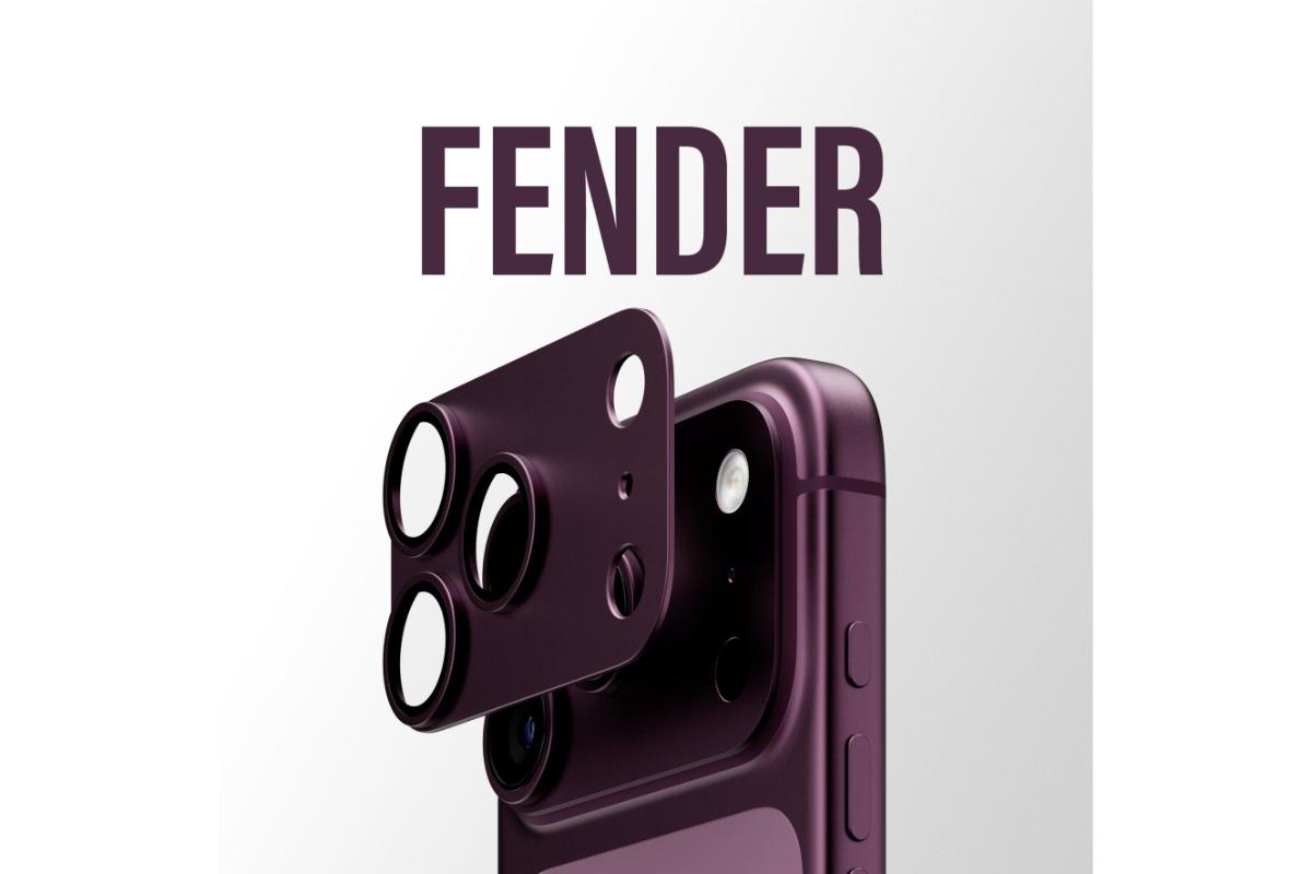PanzerGlass iPhone 18 Pro Fender Camera Protector | Dark Cherry-10